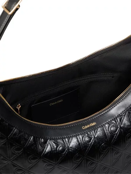 Geanta hobo Calvin Klein negru