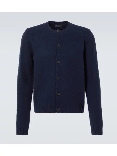 Volnene jopica Prada modra