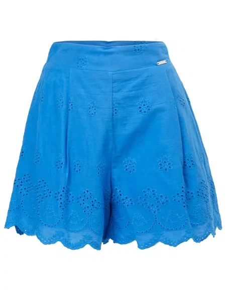 Influencer Hlače Broderie azur