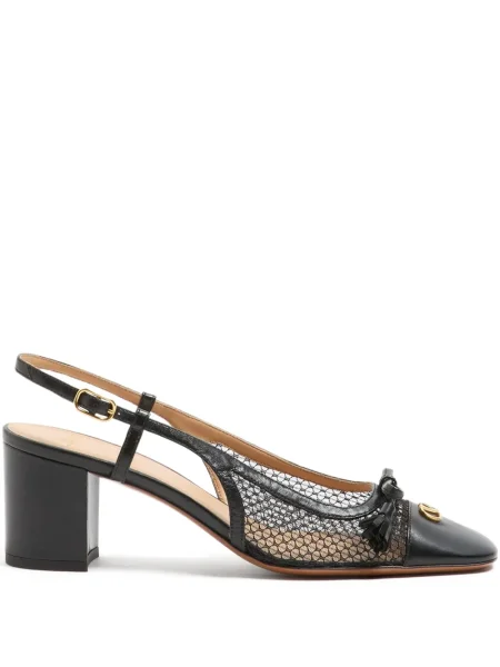 Pantofi cu toc Valentino Garavani slingback negru