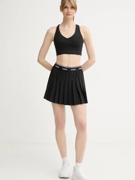 Guess Fustă plisată negru