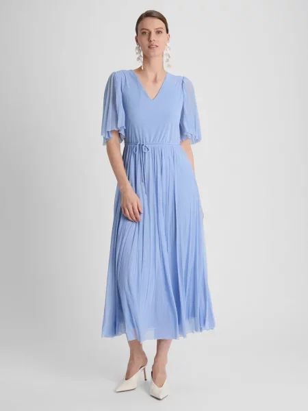 Guido Maria Kretschmer sukienka maxi Daphne Kobiety Sztuczne włókno lila jednolity 34