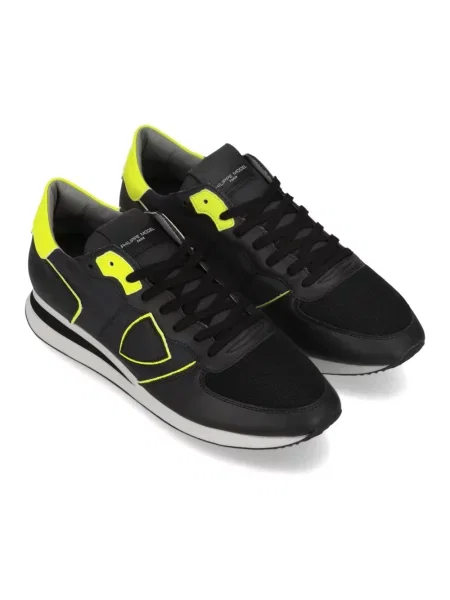Buty do biegania Philippe Model skórzane do biegania czarne