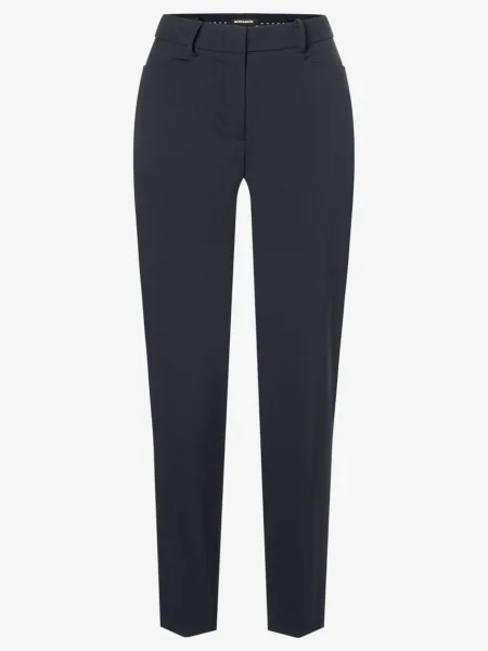 MORE & MORE Pantaloni cu dungă HEDY marin albastru