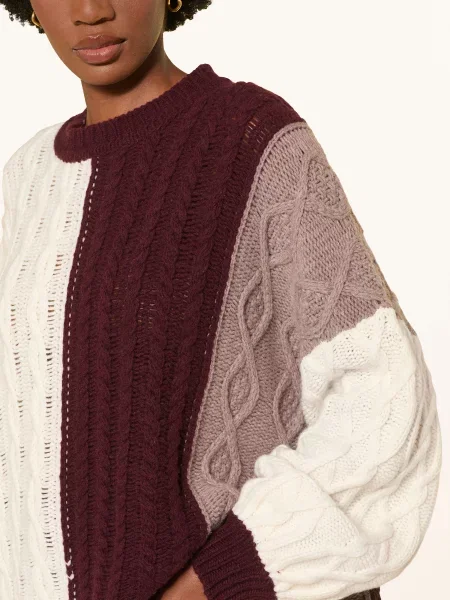 By Aylin Koenig Sweter Oversize Lisbeth weiss biały