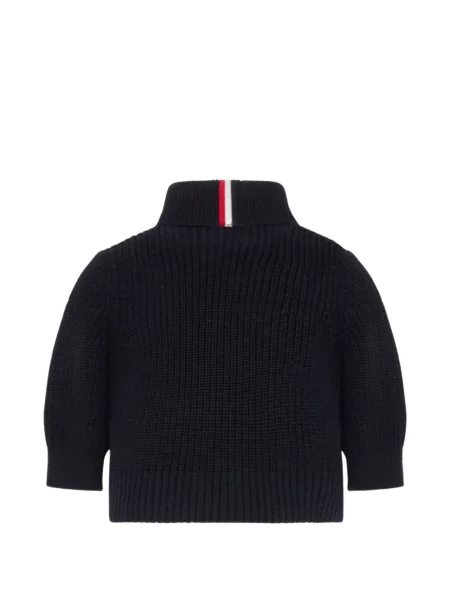 Kurtka dziecięca Moncler Enfant niebieska