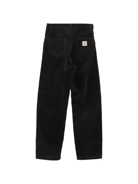 Pantaloni Carhartt Wip de catifea cord negru