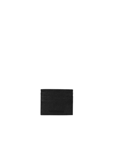 Portfel Emporio Armani z logo czarny