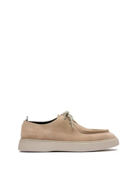 Pantofi derby Officine Creative cu șireturi din dantelă