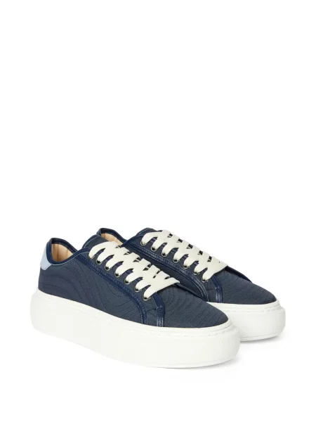 Sneakerși Paul Smith cu platformă albastru