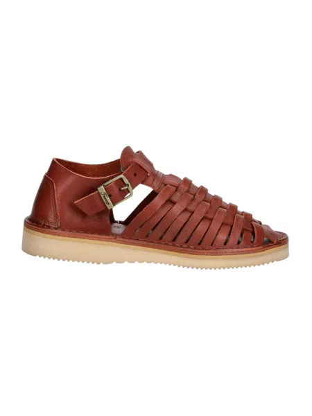 Fracap sandały skórzane Sandals brązowe