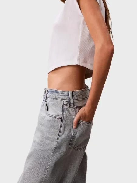 Джинсы Calvin Klein Jeans с камнями голубые