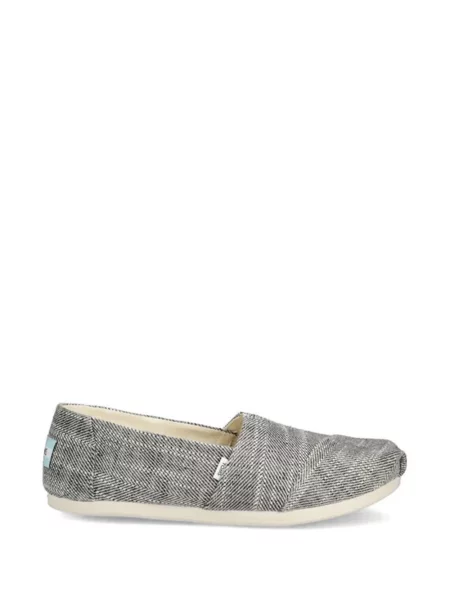 Espadrile Toms s herringbone uzorkom crna