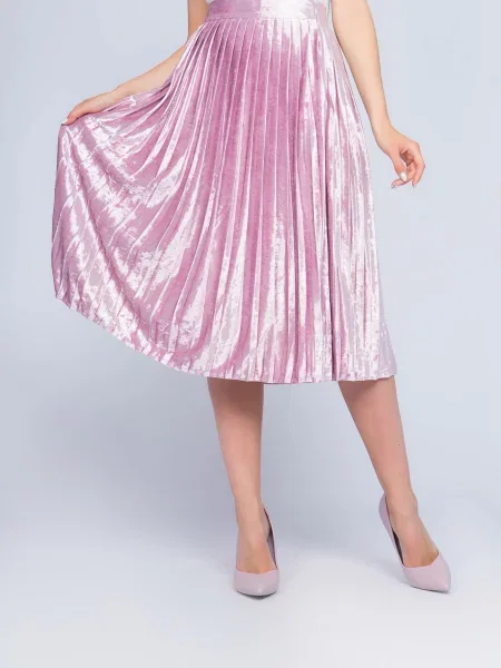 CARICA Спідниця міді рожевий