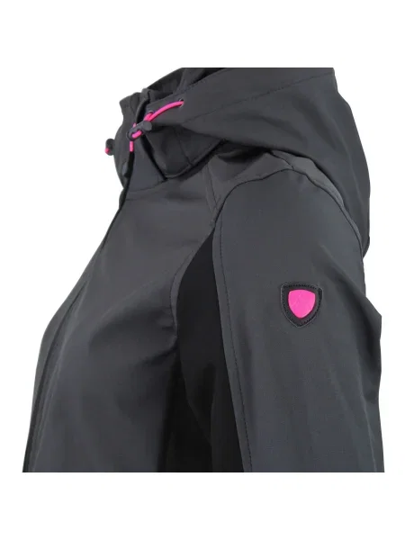 Geacă Peak Mountain softshell gri