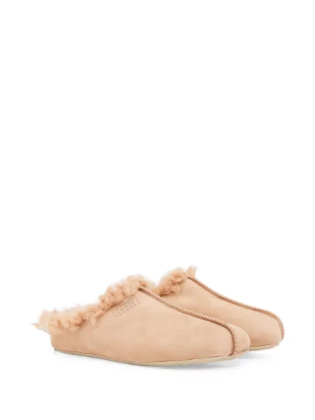 Домашни пантофи Mm6 Maison Margiela с принт от овча кожа