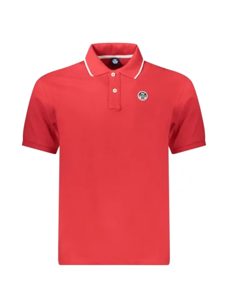 Tricou polo North Sails cu autograf roșu
