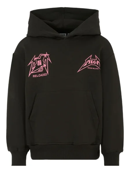 Bluza z kapturem dziecięca Msgm czarna