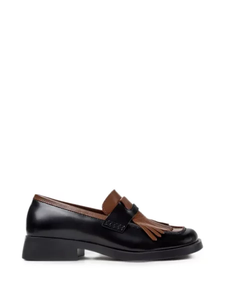 Pantofi loafer Camper cu franjuri negru