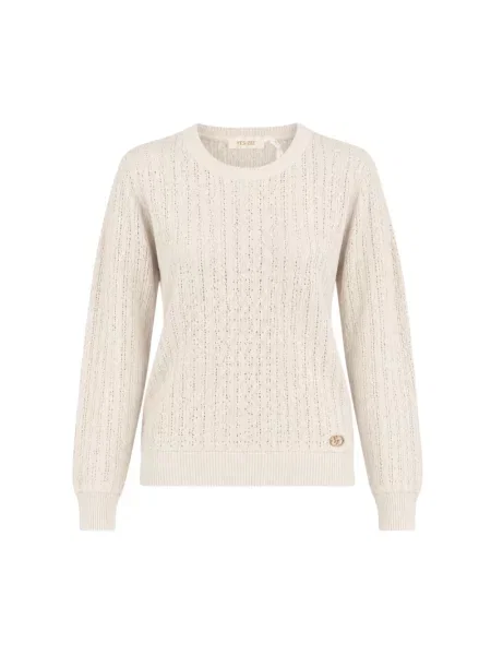 Dzianinowy sweter Yes Zee beżowy