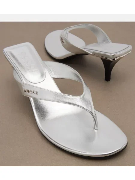 Chiloți tanga Gucci din piele