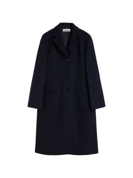 Lung palton Jil Sander albastru