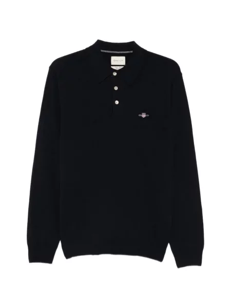 Tricou polo Gant albastru