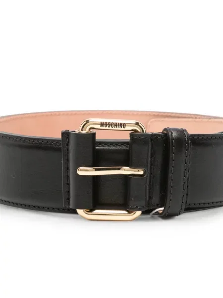 Curea Moschino cu autograf negru