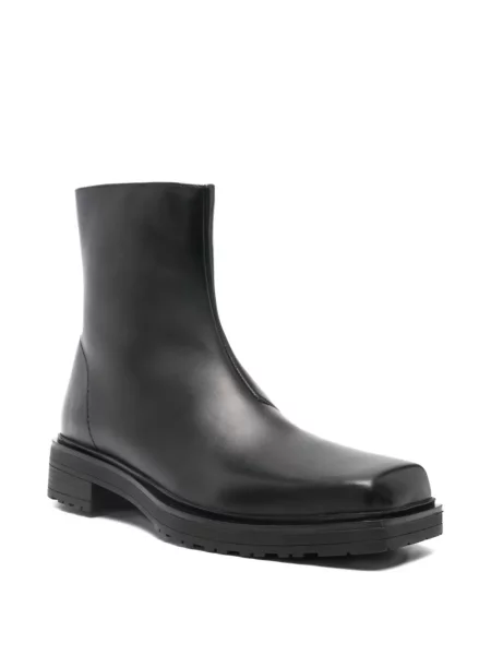 Cizme scurte Patrizia Pepe din piele negru