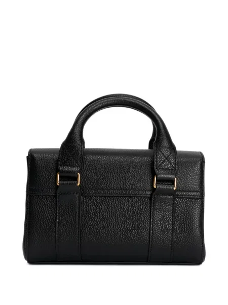 Кожена чанта за през рамо Mulberry черно