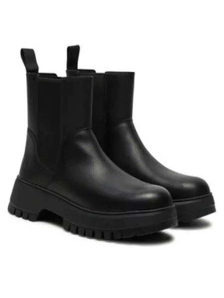 Timberland Kotníková obuv s elastickým prvkem Mid Pull On Boot černá
