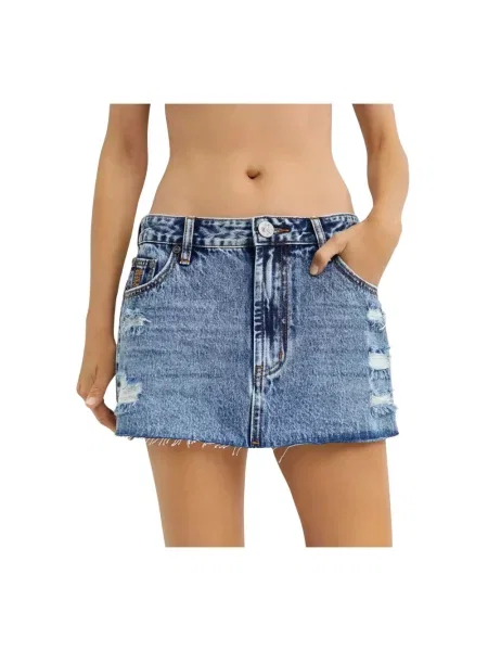 Mała mały spódnica jeansowa One Teaspoon niebieska