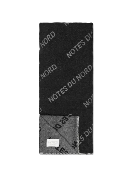 Fular Notes Du Nord cu franjuri negru