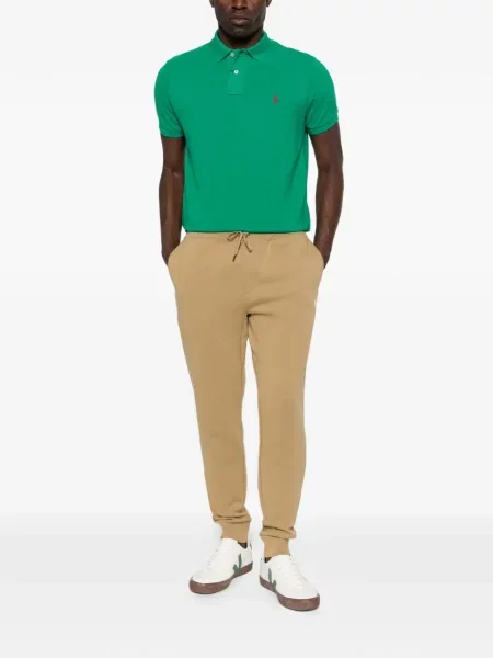 Поло тениска Polo Ralph Lauren бродирана зелено