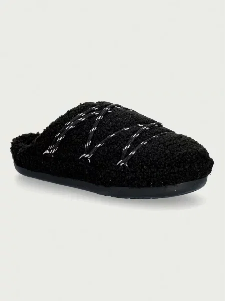 Moon Boot papuče dámske MB TEDDY SLIPPER čierna