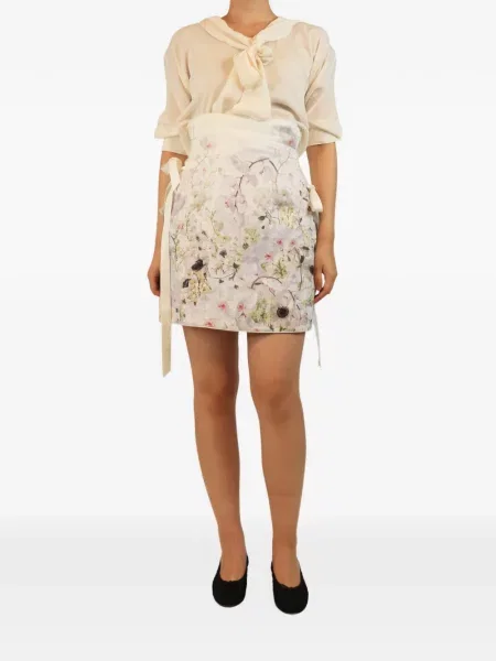 Fusta mini Zimmermann de in cu model floral cu imagine