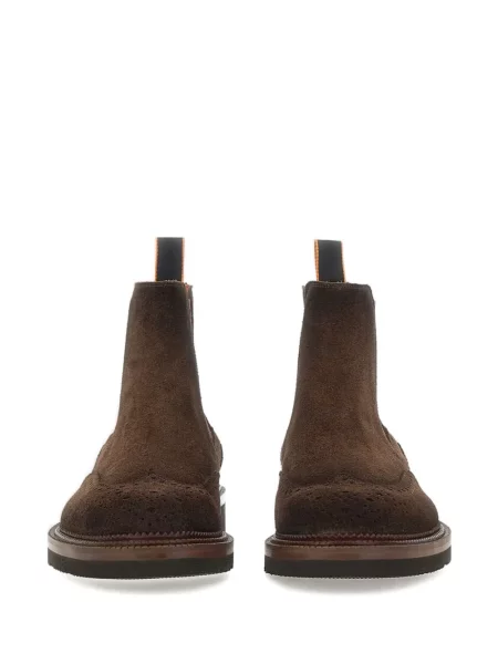 Botine chelsea Santoni maro