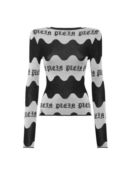Sweter Philipp Plein żakardowy