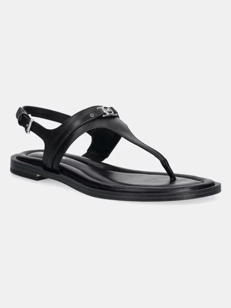 Michael Kors De piele sandale MANDY negru