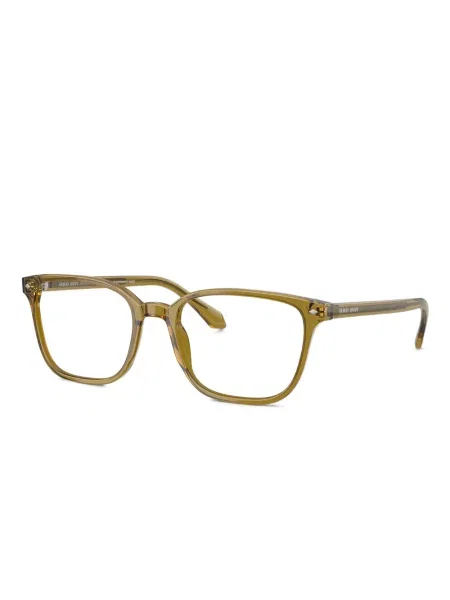 Ochelari de soare pătrați Giorgio Armani maro