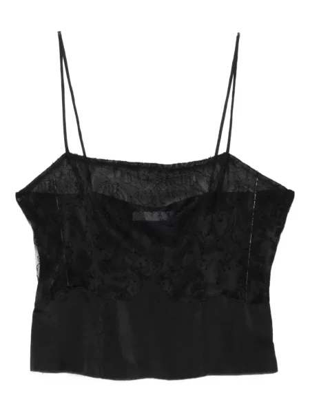 Top Iro din dantelă negru