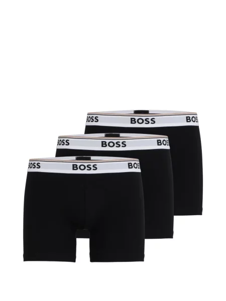 Boxeri Boss din jerseu cu autograf negru