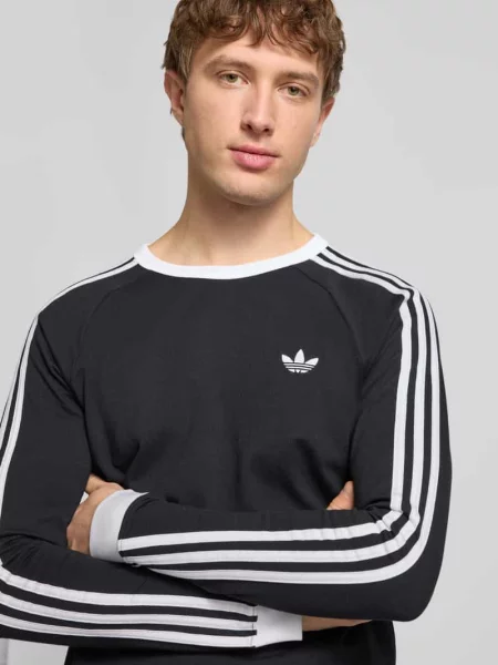 T-shirt adidas 3S Ls Tee Black S czarna