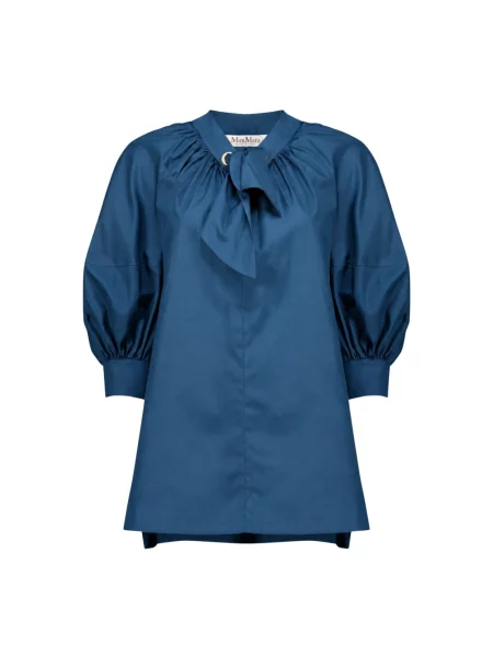 Bluzka Max Mara niebieska