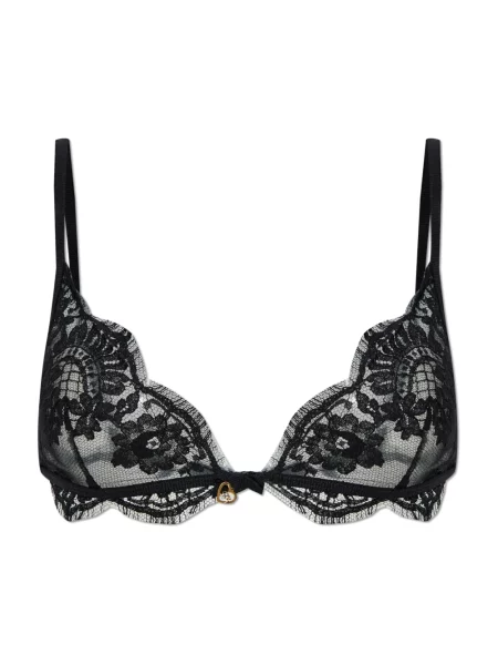 Biustonosz Dsquared2 koronkowy czarny