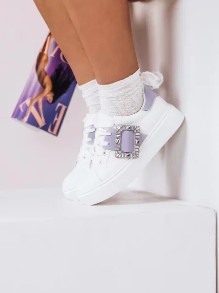 Sneakersy BRACE Dstreet fioletowe