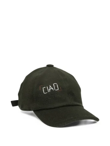 Μάλλινο κασκέτο The Hat Gang με κέντημα πράσινο