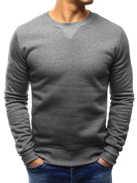 Bluza bez kaptura antracytowa