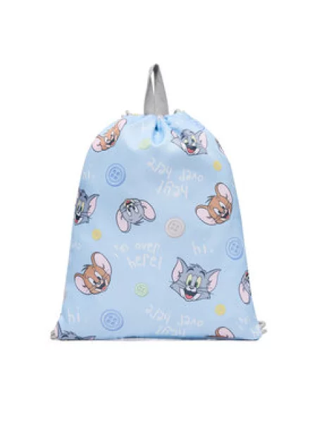 Vak na stahovací šňůrky Tom & Jerry modrý