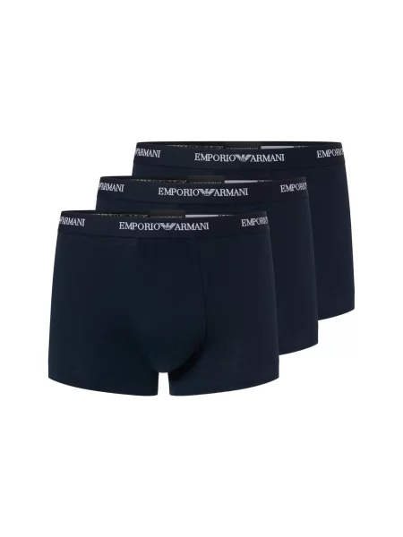 Emporio Armani Bokserki w Mężczyźni jednolity L niebieski